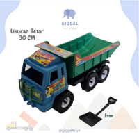 Mainan Mobil Truk Tronton Pengangkut Pasir truck / Dump Truck Konstruksi dengan Sekop [ Giggel ]
