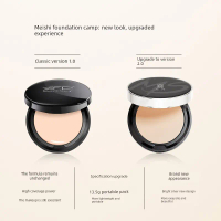 foundation cushion Produk asli ZFC: bedak asas krim, krim penutup cela, kawalan minyak, tahan lama,