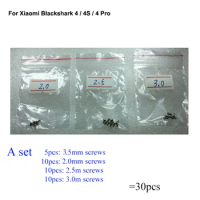 30PCS a set Silver Screw For Xiaomi Blackshark 4 mainboard motherboard Cover Screws Repair Parts Black Shark 4S 4 Pro
