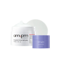 【ampm 牛爾】夜間抗皺潤肌組★RX胜肽抗皺晚安凍膜118ml+神經醯胺舒芙蕾18g(保濕/抗老修護/面膜)