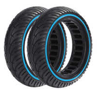 Tayar pepejal warna untuk Xiaomi M365 1S Pro 2 skuter elektrik 8 1/2*2 Inner Tube Front tayar getah 