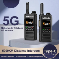 Zello 4G walkie talkie Long Talking Distance 4G POC two way radio GPS Handle 4G walkie talkie