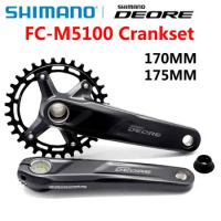 SHIMANO DEORE FC M5100 Crankset M5100 1x11-Speed 2x11-Speed 30T 32T 170MM 175MM