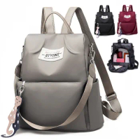 Anti Theft Backpack Women Versatile Large Capacity Backpack Fashion Travel Shoulder Bag Waterproof Bag Casual Women Schoolbag