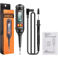 มัลติมิเตอร์แบบปากกา A3010, 1 ชิ้น, 4000 นับ, RMS จริง, แบ็คไลท์, มัลติมิเตอร์หลาย, เครื่องทดสอบช่วง