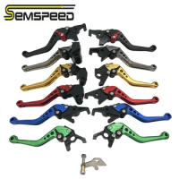 SEMSPEED CNC XMAX logo 2017-2019 2020 Motorcycle Short Brake Clutch Parking Levers Handle For Yamaha XMAX300 XMAX250 XMAX125 400
