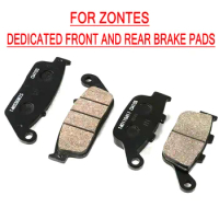For ZONTES ZT310-V 310T 310-V 310-R Motorcycle Front and Rear Brake Pads Kits 310V1 ZT310V2 310T1 310T2 310R1 310R2 310X1 310X2