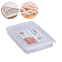 【ARZ】SANADA 日本製 冷凍分裝盒 2入組 肉片保鮮盒(冷藏盒 冰箱保鮮盒 肉品分裝盒 冷凍保鮮盒 凍肉盒)