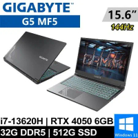 GIGABYTE技嘉 G5 MF5-H2TW353SH-SP3 15.6吋 黑 特仕筆電