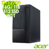 Acer 宏碁 Aspire TC-1750 (i7-12700/16G/1TB+512G SSD/W11)