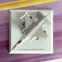 Armour 1:100 F16 Falon U.S.  Air Force ART.5017 無盒 戰鬥機模型【Tonbook蜻蜓書店】