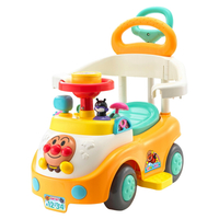 真愛日本 麵包超人 Anpanman 三階段 學步推車玩具 座椅藍綠 兒童玩具 日本製 手推車 玩具 3階段 學步車 多功能