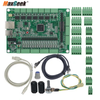Maxgeek 6 Axis Mach3 Controller Board CNC Motion Controller Support USB + Ethernet For CNC Engraving Machine