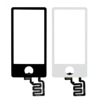 For iPod Nano 7 Gen Black/White Front Touch Screen Digitizer Glass Lens Panel Repair Part