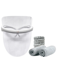 MAGNITONE London GetLit LED Face Mask, WipeOut and Swipes Cloth Bundle