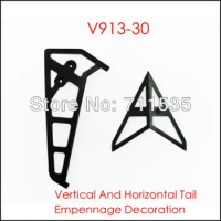 V913-30 Vertical And Horizontal Tail / Empennage Decoration Spare Parts For WLTOYS V913 2.4G 4CH Remote Control RC Helicopter