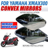 Convex Mirror Increase Rearview Mirrors Side Mirror View Vision Lens For YAMAHA XMAX300 X-MAX XMAX 300 Motorcycle Accessories
