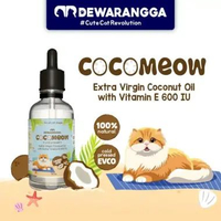 Dewarangga CocoMeow Extra VCO (Extra Virgin Coconut Oil) Original 100% vitamin untuk kucing