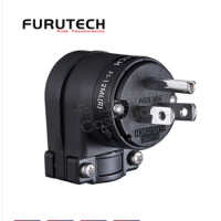 Hi-end Furutech FI-E12L (R) FI-12ML (G) Rhodium 24K gold Schuko Connector Angled Schuko Plug