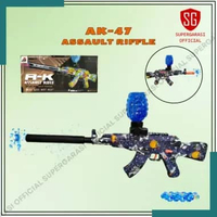 Mainan tembakan anak AK Assault otomatis dan manual wgg