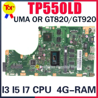 KEFU TP550LD Laptop Motherboard For ASUS TP550LJ TP550L TP550LA Mainboard GT820 GT920 I3 I5 I7 100% Working