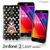 【UNIPRO】華碩 ZenFone2 Laser 5.5吋 (ZE550KL) LINE貼圖 La Chi 香菇妹&amp;拉比豆透明TPU手機殼 點點滴滴