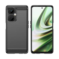 For Cover OnePlus Nord CE 3 Case OnePlus Nord CE 3 Capa Shockproof Carbon Fiber Soft TPU Cover One Plus OnePlus Nord CE 3 Fundas