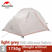 Naturehike Star River 2 People Tent Ultralight Camping Tent Double Layer Waterproof 20D/210T Hiking Trekking Backpacking Travel
