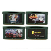 Video Game Cartridge Castlevania Circle of the Moon/Aria of Sorrow/Harmony of Dissonance 32 Bit Console Memory Card for GBA GBC