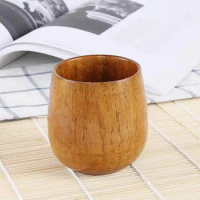 Jujube Wooden Anti-scalding tea cup Wooden Cup Reusable Tea Coffee Milk Wine Heat Insulation Water Drinkware Gift for Kitchen