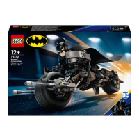 【LEGO 樂高】76273 DC超級英雄系列 蝙蝠俠及蝙蝠摩托車(積木 模型 人偶)