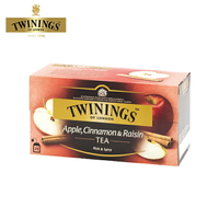 【TWININGS 唐寧】異國香蘋茶 Apple, Cinnamon &amp; Raisin Tea 2gX25入(盒)