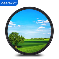 Deerekin 67mm Circular Polarizer Polarizing CPL Filter for Canon EOS 70D 80D 760D Rebel T6s 18-135mm STM, Nikon 18-140 18-105mm