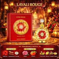 No Brand Parfum Konsentrat Wanita 15ml Aroma Manis Floral Arab layali merah