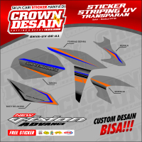 Striping Transparan Vixion Advance Minimalis Simple Striping Semifull Vixion NVA- SNVA-UV