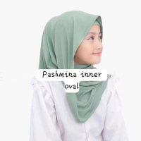 Pashmina Instan Inner Leher Anak Remaja 3-10 Tahun Jersey /Pasmina Inner OVAL Jersey Anak /Pashmina 