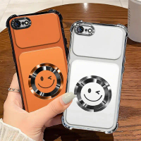 Suitable for[iPhone se3,se2] phone case TPU Anti-drop Anti-slip Smiling face Anti-fingerprint Wear-r