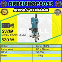 MAKITA 3709 MESIN TRIMER / PROFIL 6MM