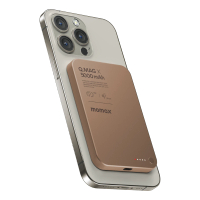 Momax Q.Mag X 5000mAh 超薄磁吸流動電源 (沙漠鈦金屬色) IP116AL2
