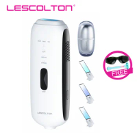 Lescolton New IPL Epilator Laser Cooling Permanent Hair Removal Bikini Trimmer Electric Women Men Depilador a laser Home Use
