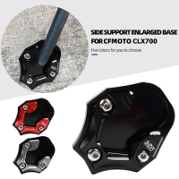 Motorcycle Kickstand Foot Side Stand Extension Enlarge Pad Support Plate For CFMOTO CLX 700 CLX700 700CLX 700CL-X Accessories