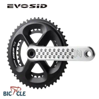 EVOSID Road Bike Crankset 105 Ultralight Hollow Tech Crank GXP 50-34T Double Chainring 165 170mm With Bracket CNC Crankset