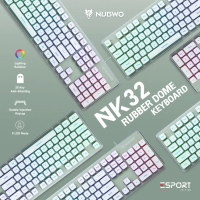 Certified productsมีส่งด่วนNK-32 FORTUNE RUBBER DOME GAMING KEYBOARD LED LIGHTNING รับประกัน 1 ปี