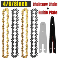 4 6 Inch Chains for 4/6 Inch Electric Saw Chainsaw Chain 6 Inches Pruning Chainsaw Parts 4 6 Inch chainsaw guide plate