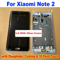 Best Note2 LCD Display Touch Panel Screen Digitizer Assembly Sensor with Frame For Xiaomi Mi Note 2 Phone Pantalla
