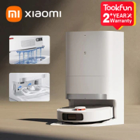 NEW XIAOMI MIJIA OMNI 2 Robot Vacuum Cleaners Mop Collection Self Cleaning Doc Empty Dust Home Dirt Disposal Machine Smart Base