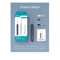 Dụng Cụ Lấy Ráy Tai NE3 Pro Có Gắn Camera Nội Soi Đa Năng Hình Ảnh Sắc Nét