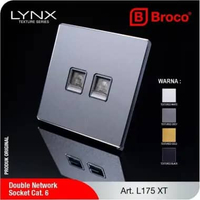 BROCO LYNX Jaringan Ganda Cat.6 L175T Putih