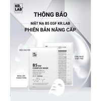 (Kr.Lab Korea) Combo 30 miếng Mặt nạ Kr.Lab B5 EGF complex mask 25ml hạn 2028 HQphục hồi dưỡng trắng
