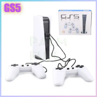 GS5 TV Game Console USB Port 8 Bit Game Box Retro AV Output USB Controller Home Classic Two Player Arcade Game Console Gifts